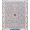 Isfahan rug, Afshan Qajari design, flat surface type , Flat 1200-reed rugs Collection, 1200 Reeds rugs , Acrylic Yarn type,Silver background color, rug wholesale for sale | Shahrokh Carpet