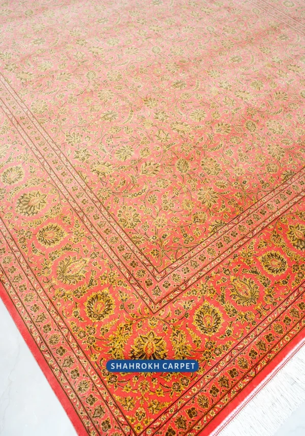 Q140 Qum silk persian rugs for sale - Talaei Design - Image 5