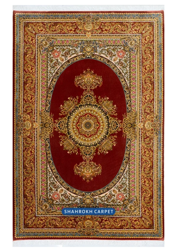 Q162 french silk machine-made rug | Yuna design