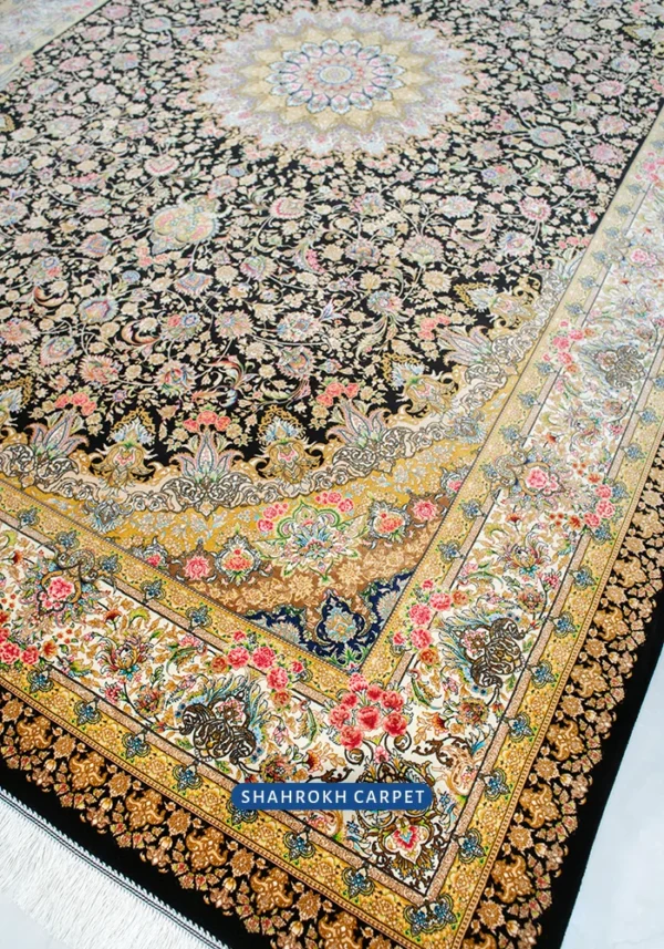 Q227 Machine-Made Silk Rugs | Forough Design - Image 4