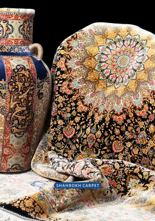 Q227 Machine-Made Silk Rugs | Forough Design - Image 5