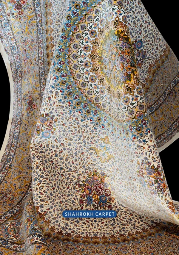 V524 isfahan persian rugs | Mina design - Image 2