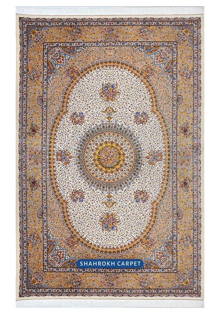V524-Isfahan persian-rugs-cream (3)