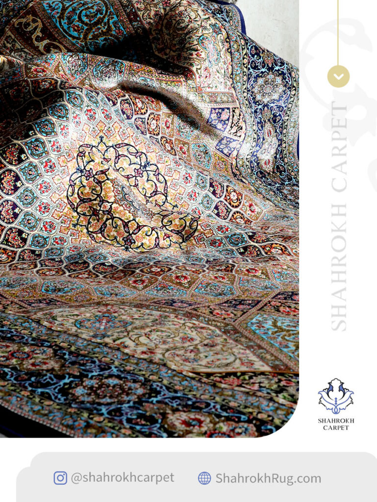 best machine made persian silk rugs 